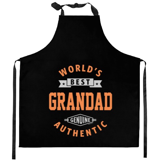World s Best Grandad Kitchen Aprons