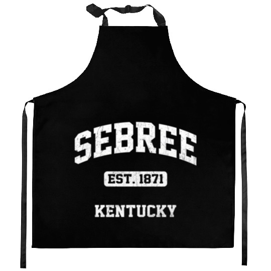Sebree Kentucky Ky State Athletic Style Kitchen Aprons