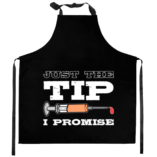 Just The Tip Blood Donor Medical Phlebotomist Gift Kitchen Aprons