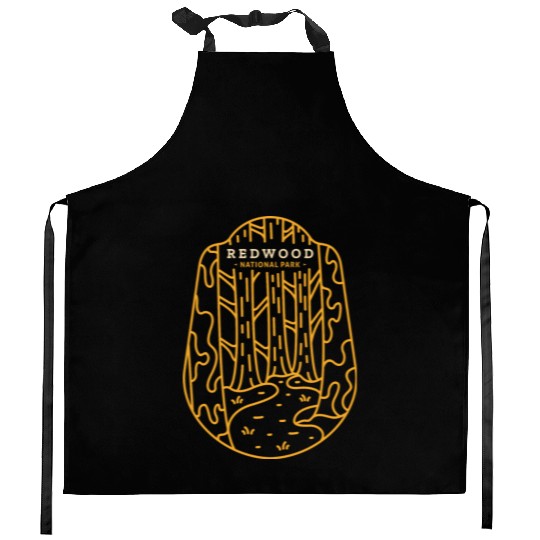 Redwood National Park Kitchen Aprons