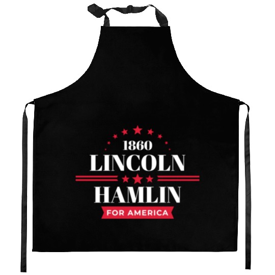 Abe Lincoln 1860 Republican Campaign Kitchen Aprons