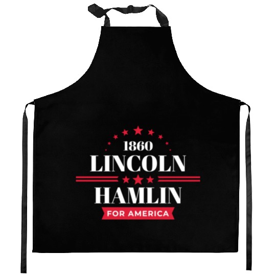 Abe Lincoln 1860 Republican Campaign Kitchen Aprons