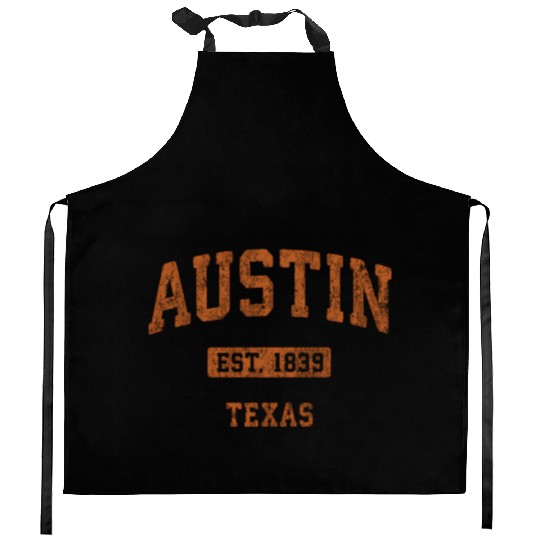 Austin Texas Tx Athletic Sports Kitchen Aprons