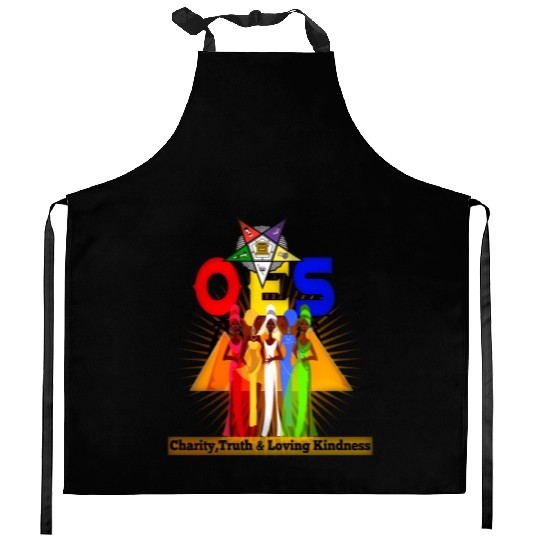 Order Of The Eastern Star Oes Ring Diva Sister'S Kitchen Aprons