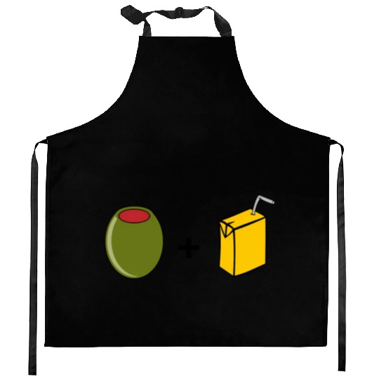 Olive Juice I Love You Kitchen Aprons