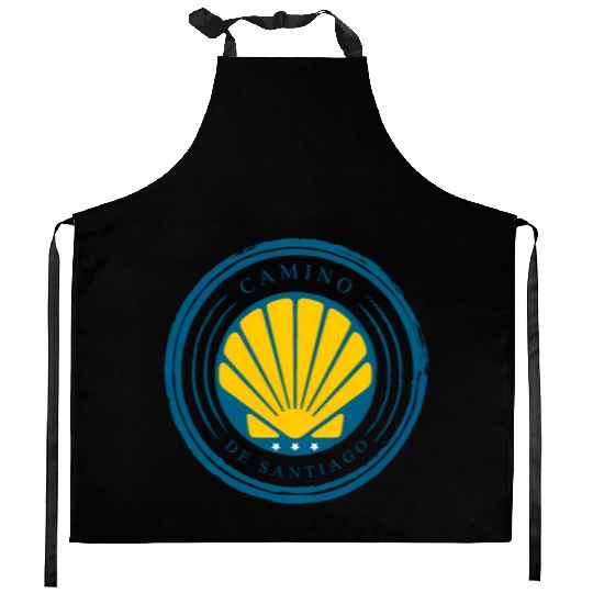 Camino De Santiago - Way Of St James Kitchen Aprons