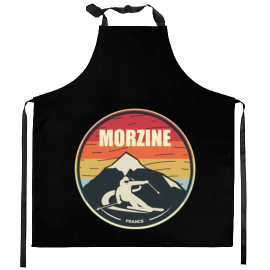 iing Morzine France i Kitchen Aprons