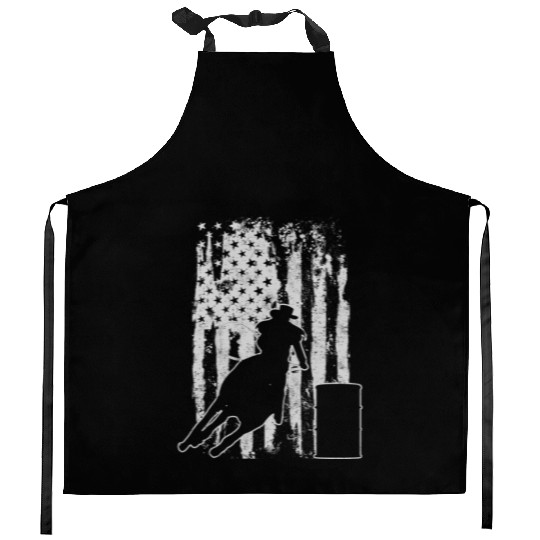 Barrel Racing Kitchen Aprons
