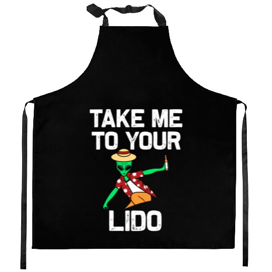 Take Me To Your Lido Cruise Vacation Kitchen Aprons
