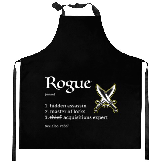 Rogue Class Definition Dungeons And Rpg Dragons Kitchen Aprons
