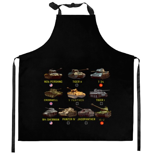 Top Ten Best Ww2 Tan M4 Sherman Panzer Iv Tiger Kitchen Aprons