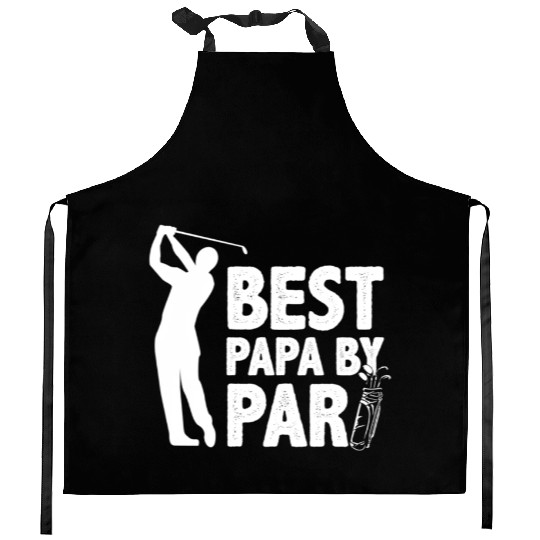 Best Papa By Par Father'S Day Golf Kitchen Aprons