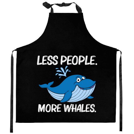 Whale For Orca Narwhal Blue Whales Kitchen Aprons