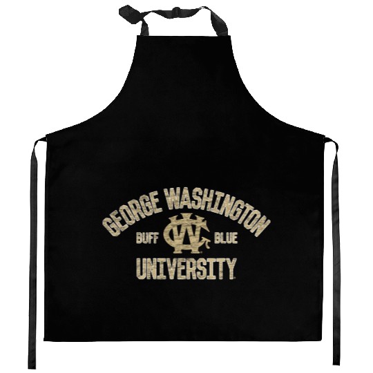 George Washington Colonials Arch Over Team Color Kitchen Aprons