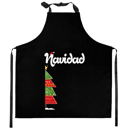 Feliz Navidad Spanish Ugly Kitchen Aprons