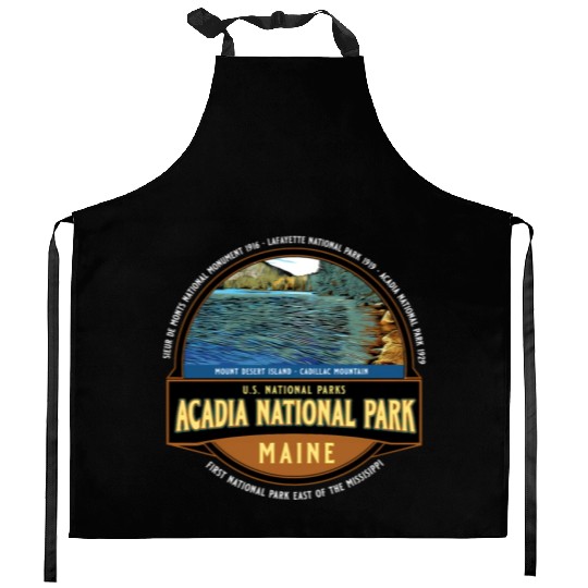 Acadia National Park Maine Vacation Kitchen Aprons