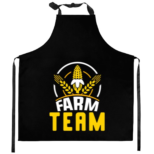Farm Team Hobby Job Farmer Farming Kitchen Aprons
