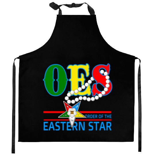 Oes Star Necklace Order Of The Eastern Star Kitchen Aprons