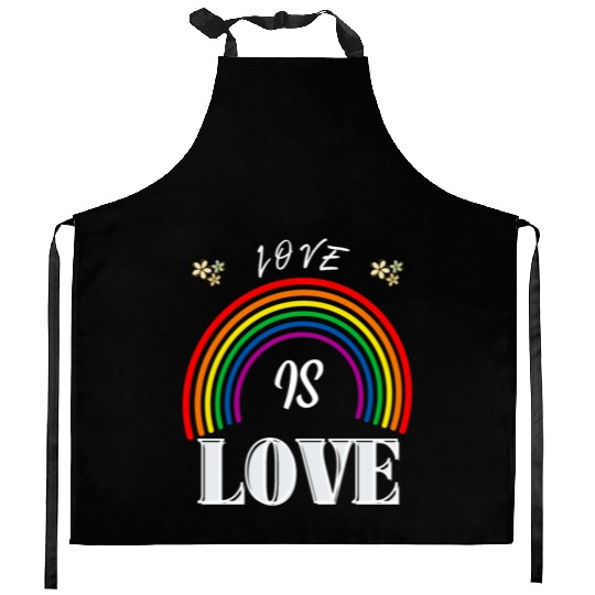 Love Is Love Kitchen Aprons