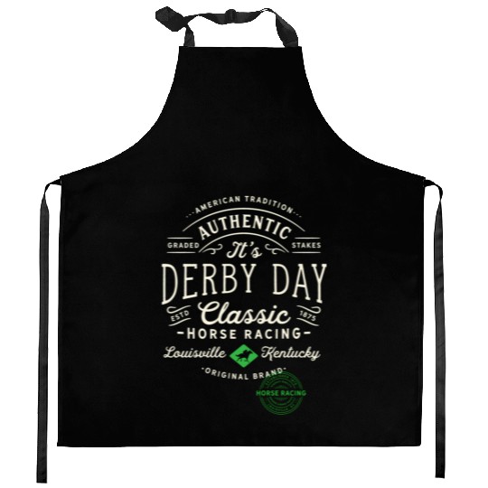 Derby Day Louisville Kentucky Horse Racing Kitchen Aprons
