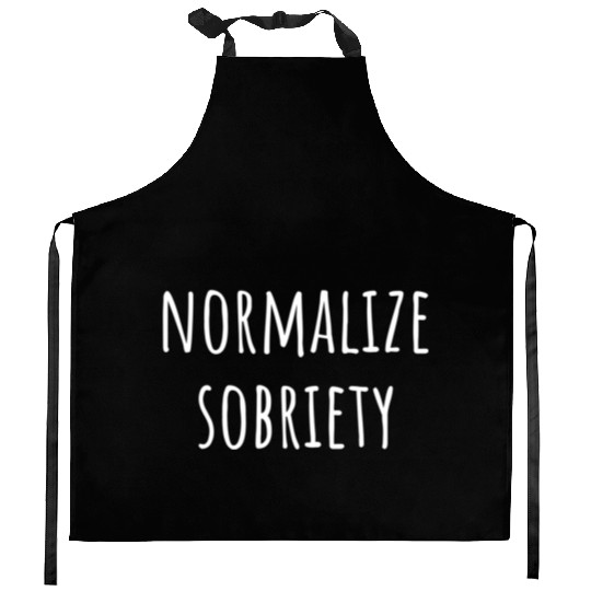 Normalize Sobriety Na Aa Sober 12 Step Recovery Kitchen Aprons