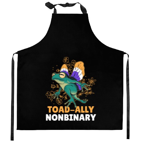 Toad-Ally Nonbinary Kitchen Aprons