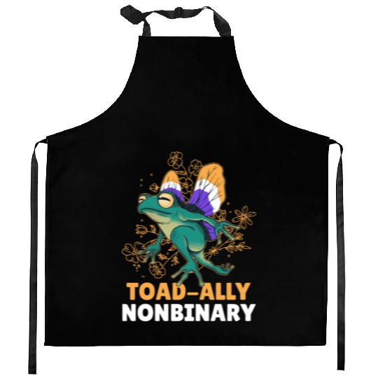 Toad-Ally Nonbinary Kitchen Aprons