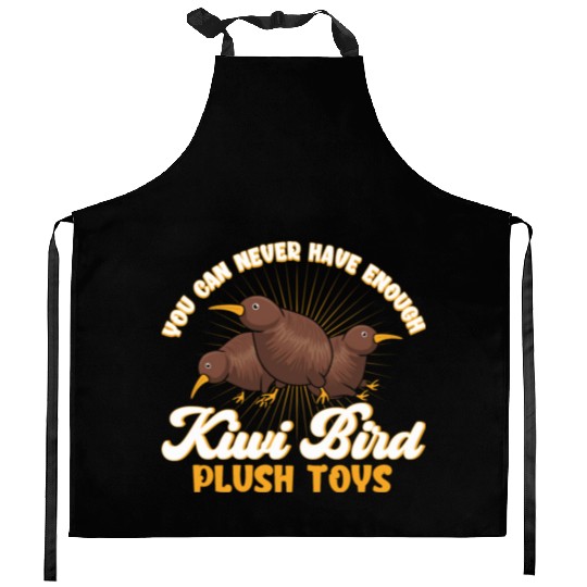Bird Lover New Zealand Kiwi Bird Kitchen Aprons