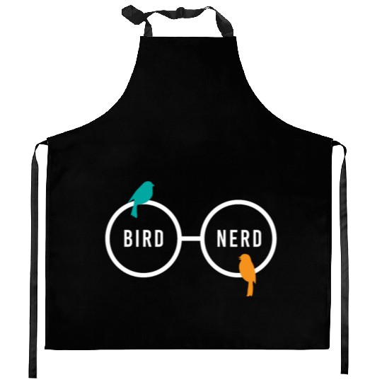 Bird Nerd Bird Watching Ornitology Kitchen Aprons