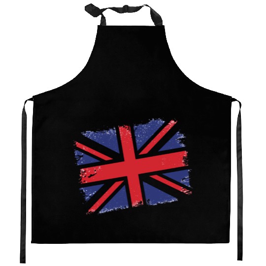 Union Jack Vintage UK Flag Great Britain UK Kitchen Aprons