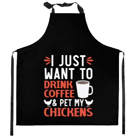 Chicken Farmer Chicken Whisperer Farm Animal Kitchen Aprons