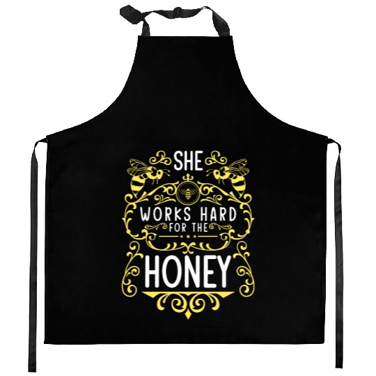 Bee Honey Bee Animal Kitchen Aprons