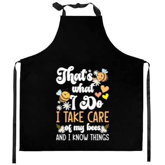 Beekeeper Flower Sting Protection Of Species Kitchen Aprons
