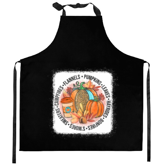It's Fall Y'all Happy Fall Vibes Autumn Leaves Kitchen Aprons