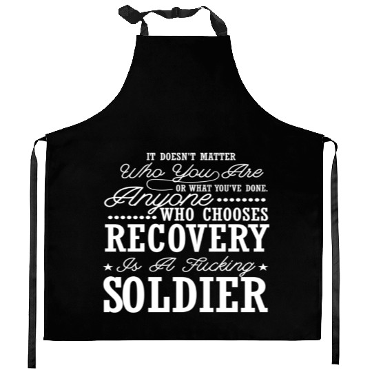 Drug Addiction Recovery Sobriety Sober Aa 12 Kitchen Aprons