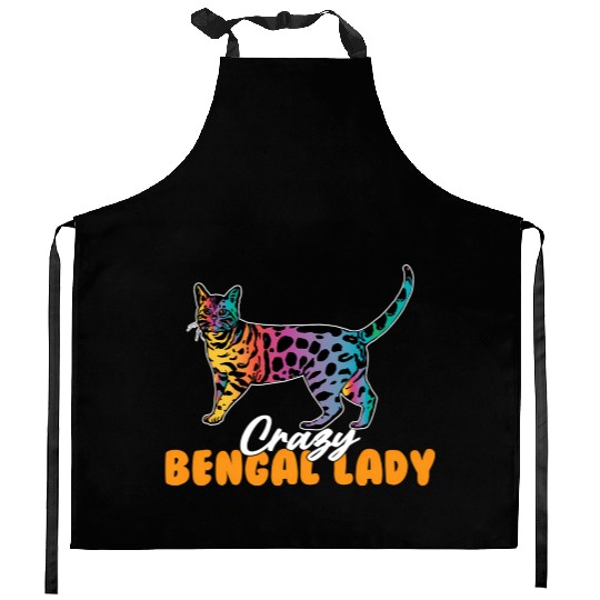 Crazy Bengal Lady Bengal Kitchen Aprons