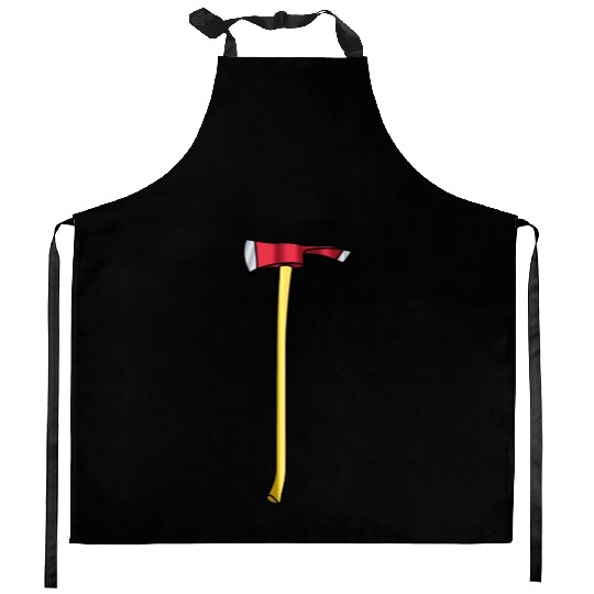firefighter axe Kitchen Aprons