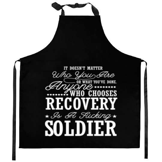 Drug Addiction Recovery Sobriety Sober Aa 12 Kitchen Aprons