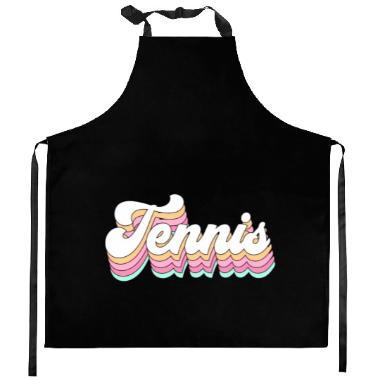 Tennis Pastel Aesthetic Forn Kitchen Aprons