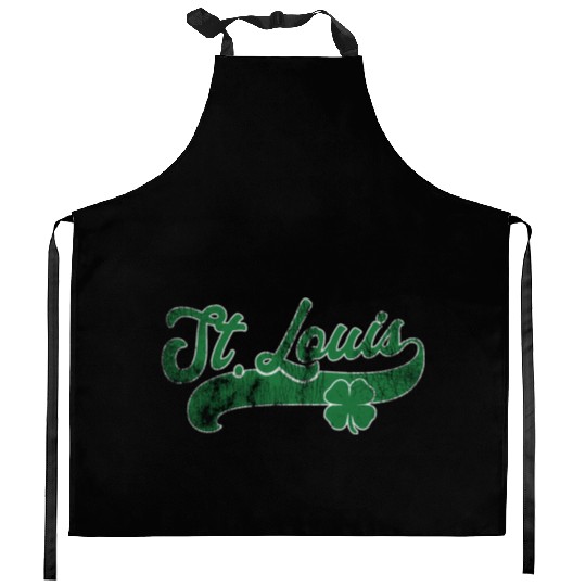 St Louis Shamrock St Patrick'S Day Saint Paddy'S Kitchen Aprons