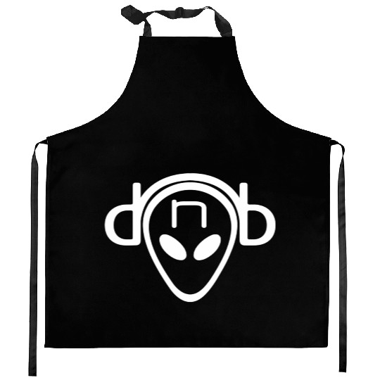 Drum And Bass Alien Dnb Ufo For Junglist Kitchen Aprons