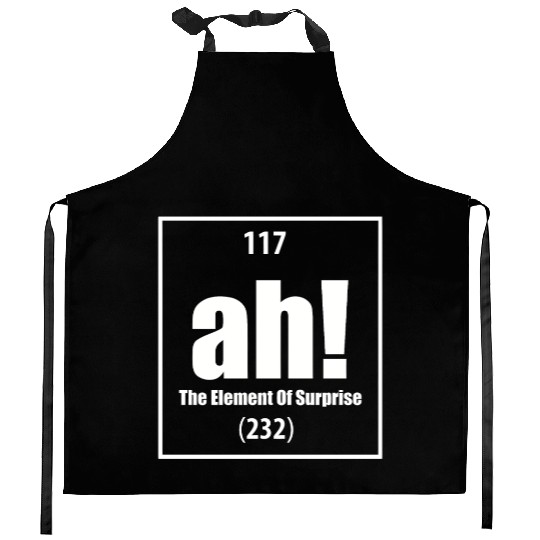 AH The Element of Surprise Kitchen Aprons