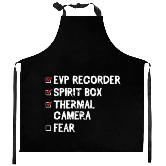 Evp Recorder Ghost Hunting Equipment Kitchen Aprons