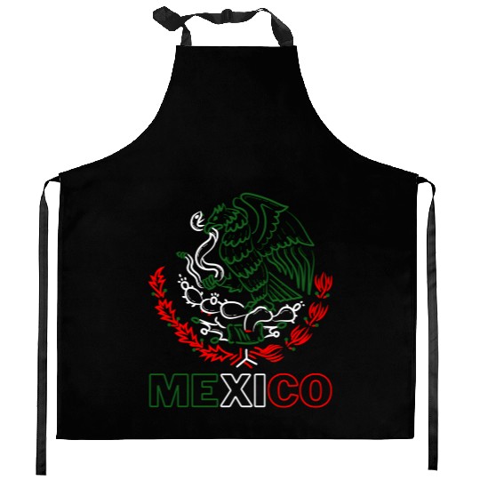 Meco With Mecan Eagle From Flag Red Green And Kitchen Aprons
