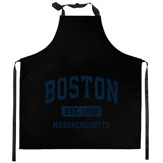 Boston Massachusetts Ma Vintage Athletic Kitchen Aprons