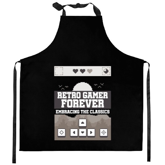 Retro Gamer Forever Embracing the Classic Kitchen Aprons