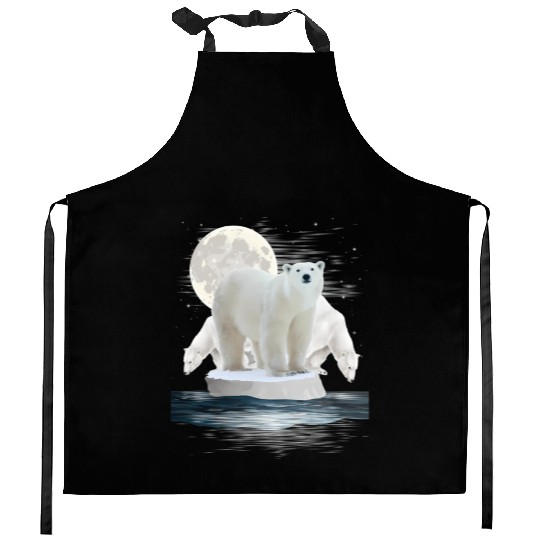 Polar Bears Wildlife Zoo Animal Zookeeper Nature Kitchen Aprons