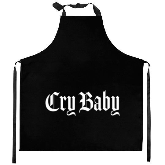 Cry Baby Old English Kitchen Aprons