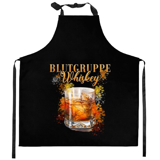 Blutgruppe Whiskey Cocktail for Bartender Kitchen Aprons