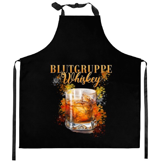 Blutgruppe Whiskey Cocktail for Bartender Kitchen Aprons
